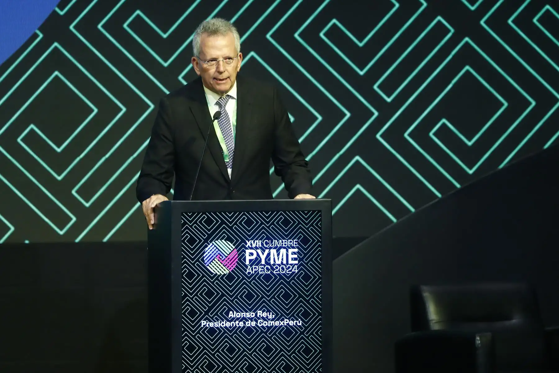 La XVII Cumbre Pyme APEC 2024 se realiza con el fin de fortalecer a las empresas, brindándoles herramientas para mejorar su competitividad e impulsar el desarrollo de políticas públicas que promuevan la formalización e internacionalización de las mismas. Foto: ANDINA/Daniel Bracamonte