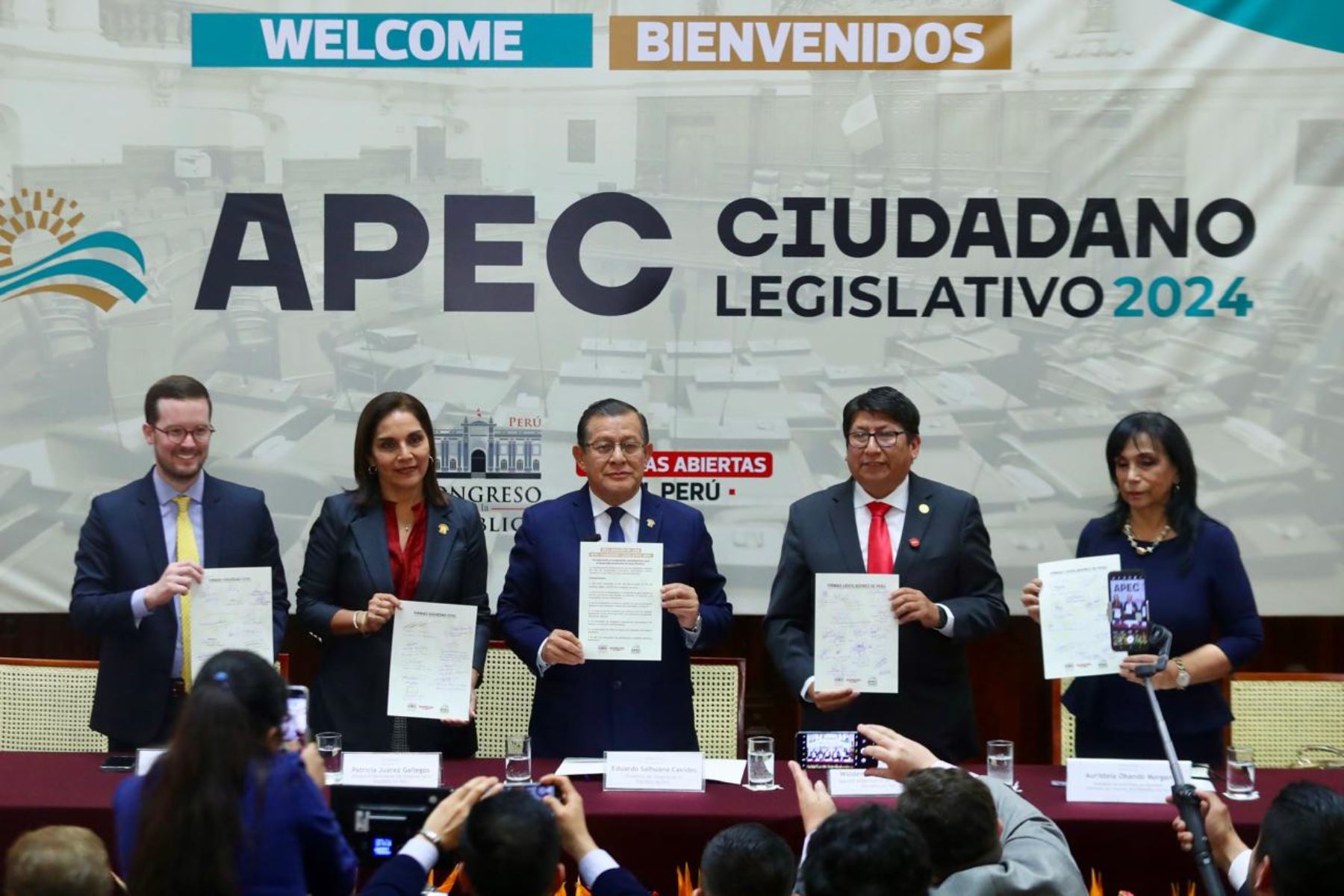 APEC Ciudadano Legislativo 2024 concluye con suscripción de Declaración de Lima. Foto: ANDINA/difusión.