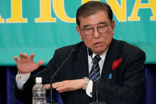 El primer ministro de Japón, Shigeru Ishiba. Foto: AFP