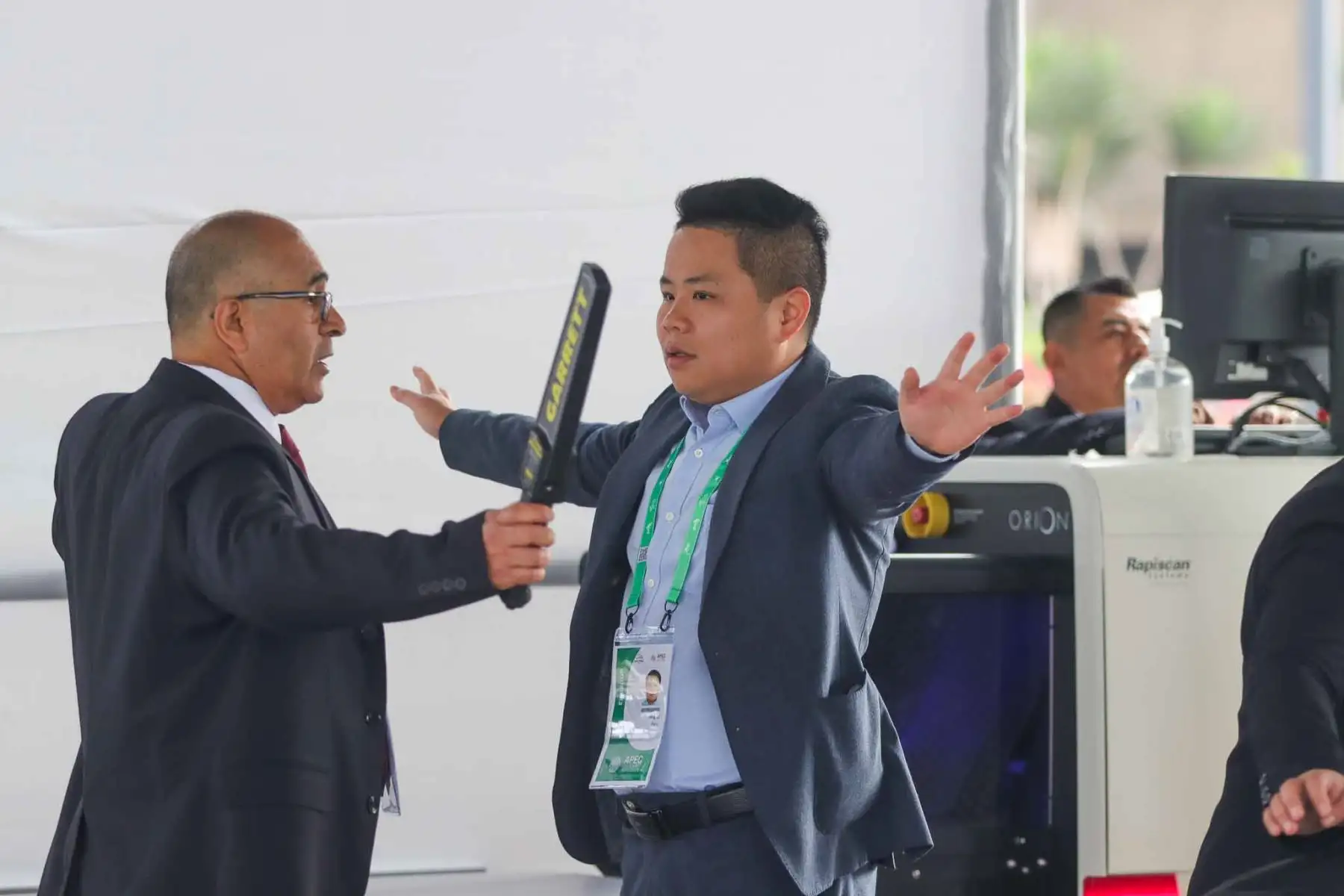 Refuerzan medidas de seguridad en el Centro Internacional de Prensa APEC para garantizar la seguridad de los líderes y delegados participantes. Foto: ANDINA/ Lino Chipana