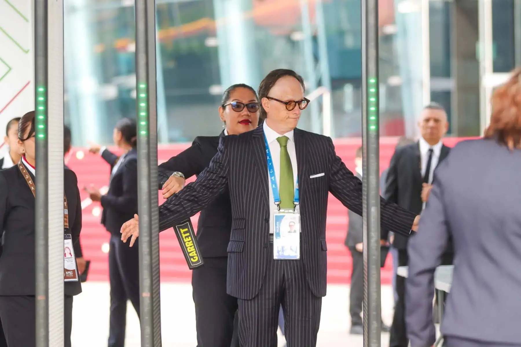 Refuerzan medidas de seguridad en el Centro Internacional de Prensa APEC para garantizar la seguridad de los líderes y delegados participantes. Foto: ANDINA/ Lino Chipana