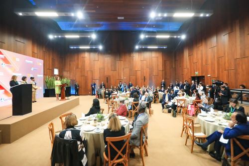 Presidenta Dina Boluarte Zegarra participa en el evento de empoderamiento económico de las mujeres