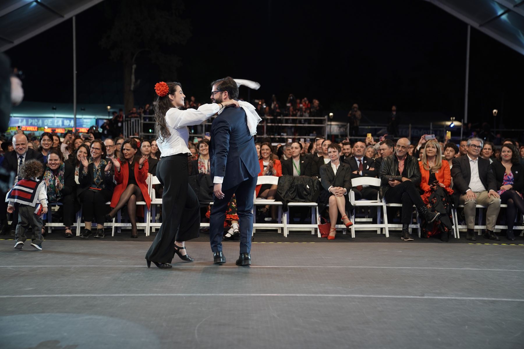 Presidente de la República, Gabriel Boric Font, encabeza inauguración de las Fondas del Parque O