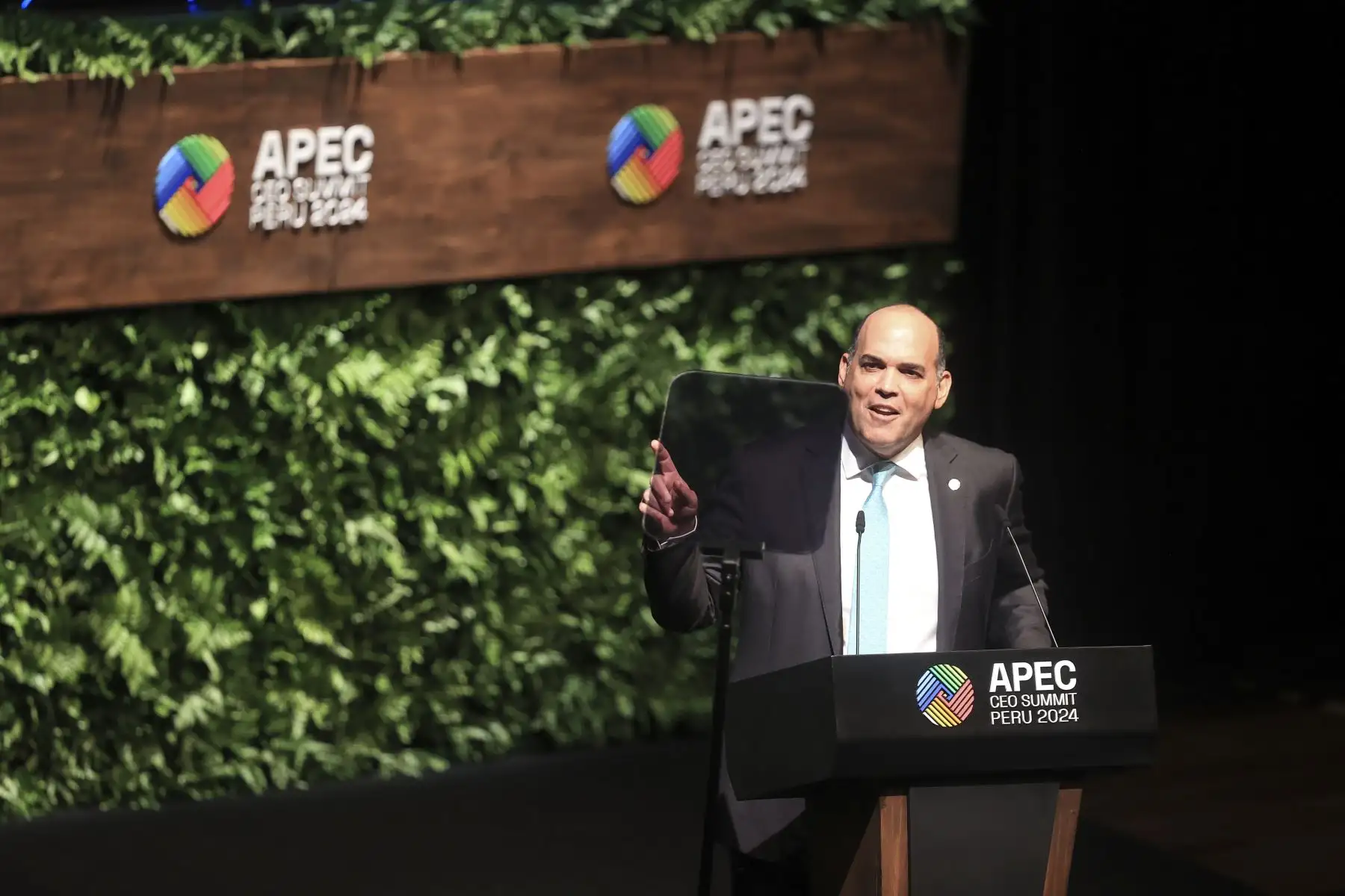 La presidenta Dina Boluarte participó en la ceremonia de apertura del APEC CEO Summit 2024. Foto: ANDINA/Jhonel Rodríguez Robles