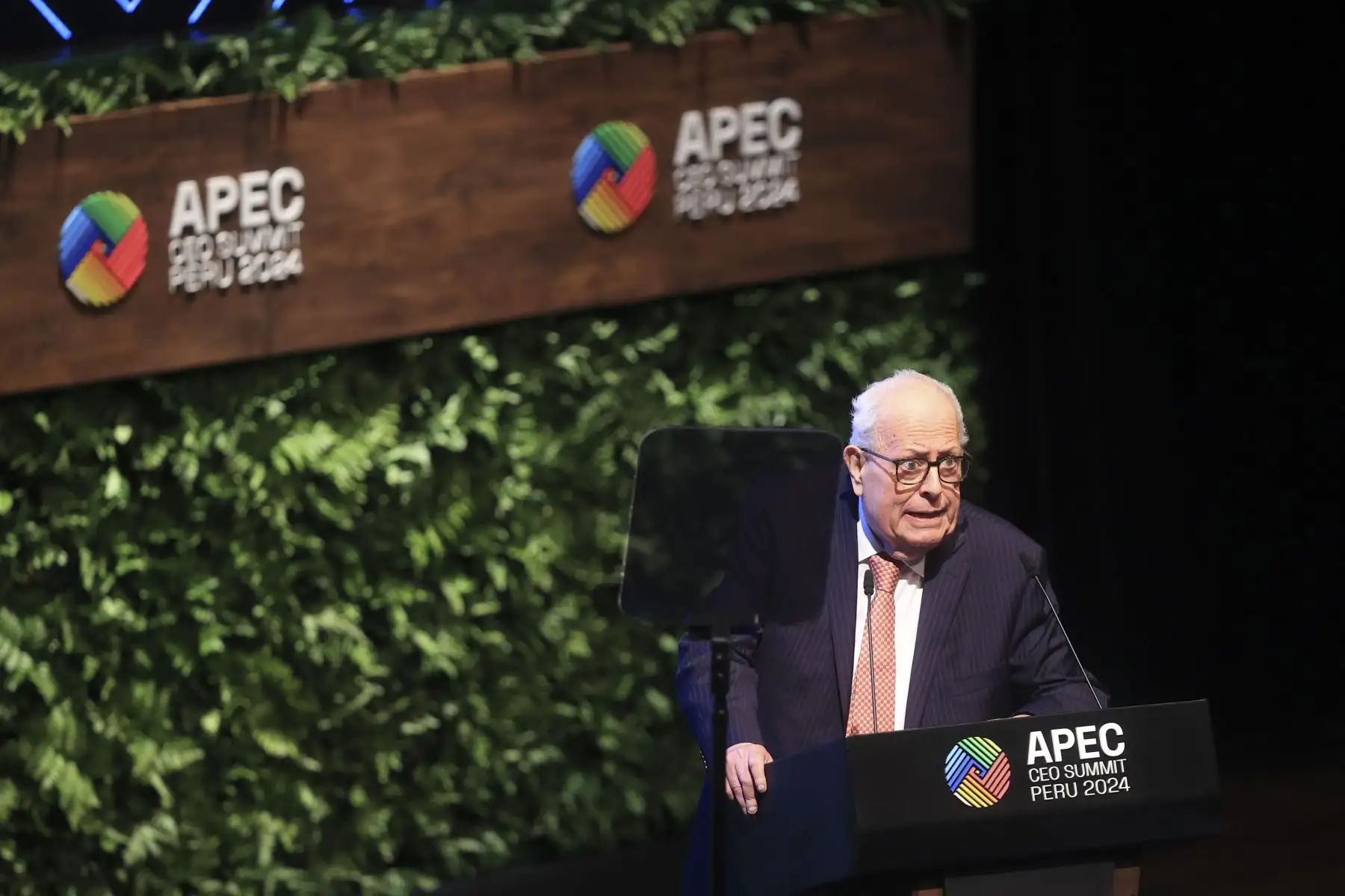La presidenta Dina Boluarte participó en la ceremonia de apertura del APEC CEO Summit 2024. Foto: ANDINA/Jhonel Rodríguez Robles