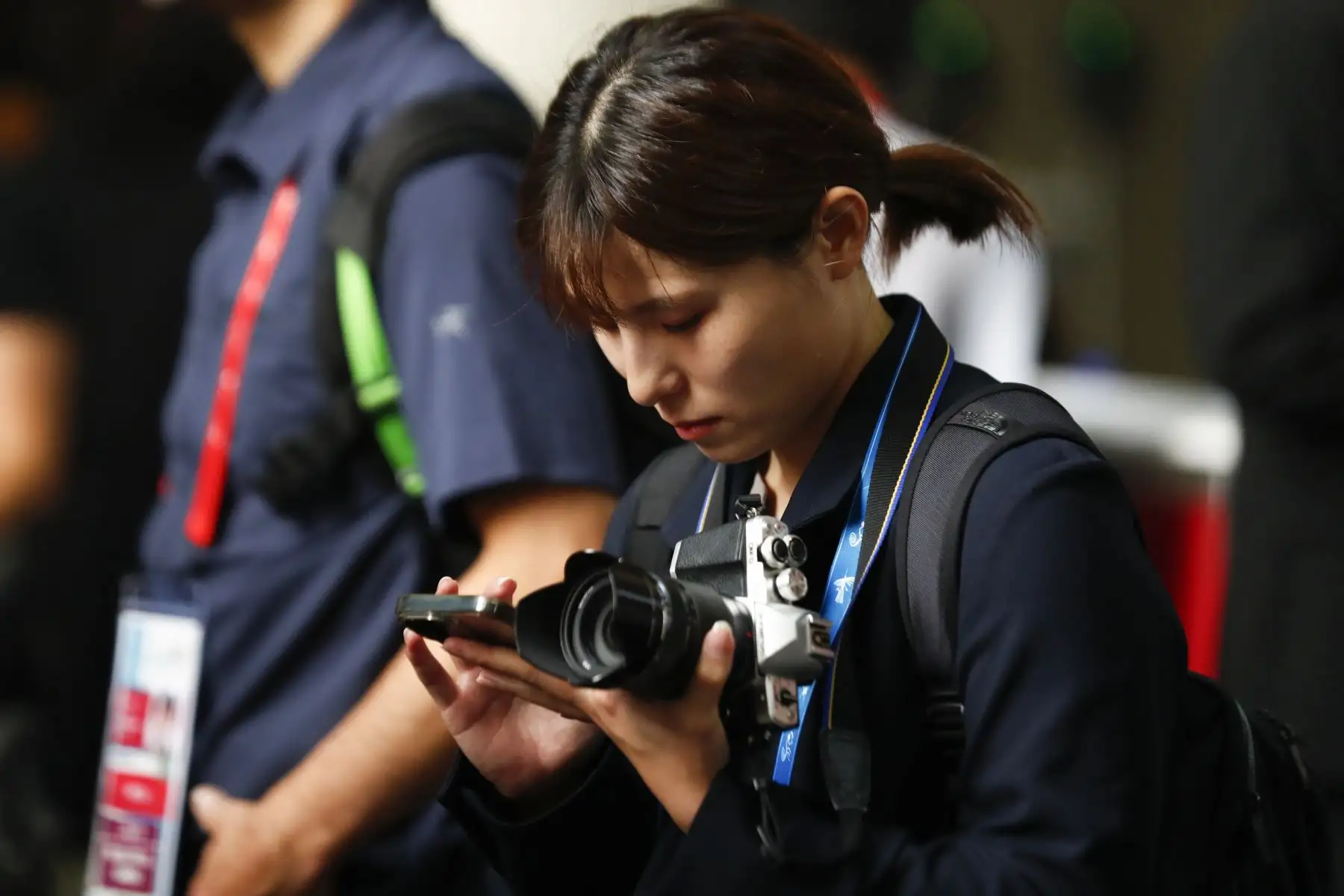 Periodistas provenientes del extranjero, principalmente de países asiáticos, se encuentran en el Perú para cubrir todas las incidencias del Foro de Cooperación Económica Asia-Pacífico APEC Perú 2024, que se realiza en Lima hasta el 16 de noviembre. Foto: ANDINA/Daniel Bracamonte