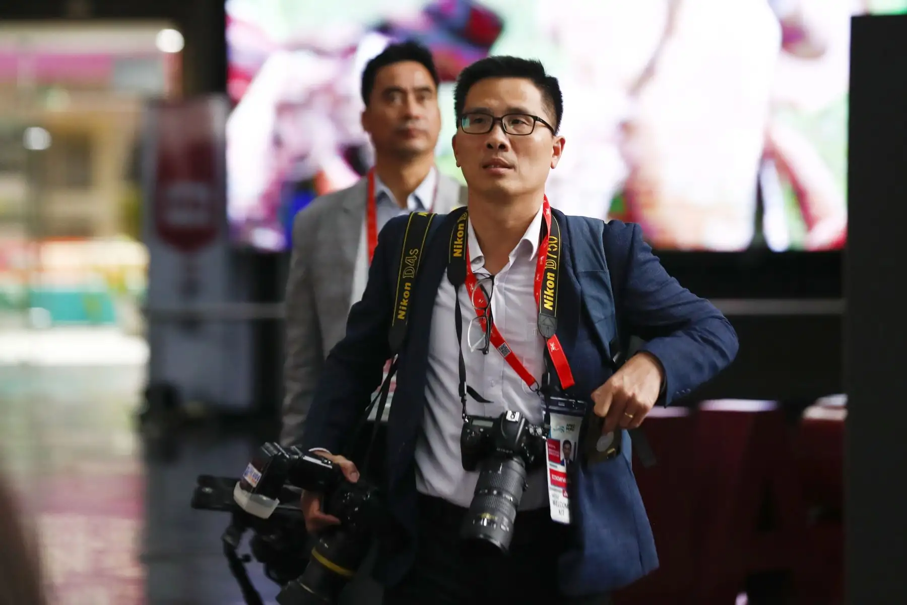 Periodistas provenientes del extranjero, principalmente de países asiáticos, se encuentran en el Perú para cubrir todas las incidencias del Foro de Cooperación Económica Asia-Pacífico APEC Perú 2024, que se realiza en Lima hasta el 16 de noviembre. Foto: ANDINA/Daniel Bracamonte