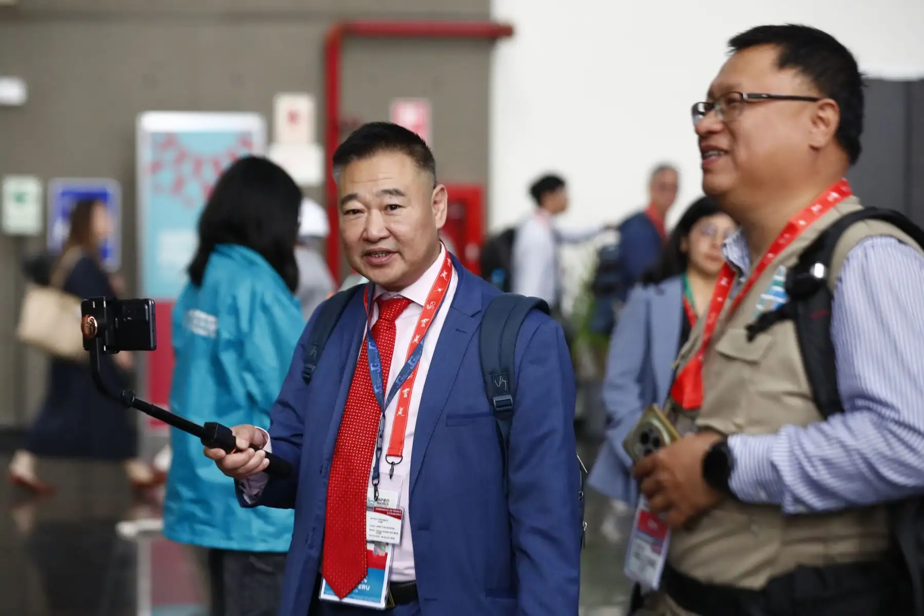 Desde el Centro Internacional de Prensa del Ministerio de Cultura, periodistas extranjeros se encuentran a la espera de cubrir todas las incidencias del Foro de Cooperación Económica Asia-Pacífico APEC Perú 2024, que se realiza en Lima hasta el 16 de noviembre. Foto: ANDINA/Daniel Bracamonte