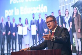 El ministro de Educación, Morgan Quero, representará a Perú en la XXIX Cumbre Iberoamericana de Jefas y Jefes de Estado y de Gobierno, en Ecuador, que se realizará los días 14 y 15 de noviembre. Foto: ANDINA