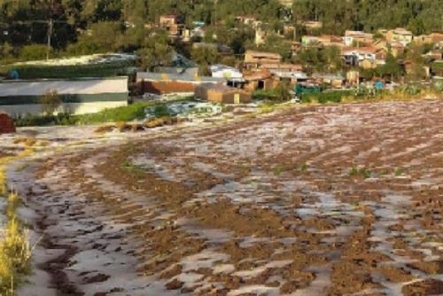 A las familias afectadas se les entregó alimentos y prendas de vestir para que se protejan del frío, informaron las autoridades.