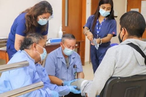 De enero a octubre 2024, un total de 258 pacientes amputados por diabetes en consulta externa y 197 en terapias. Foto: Cortesía