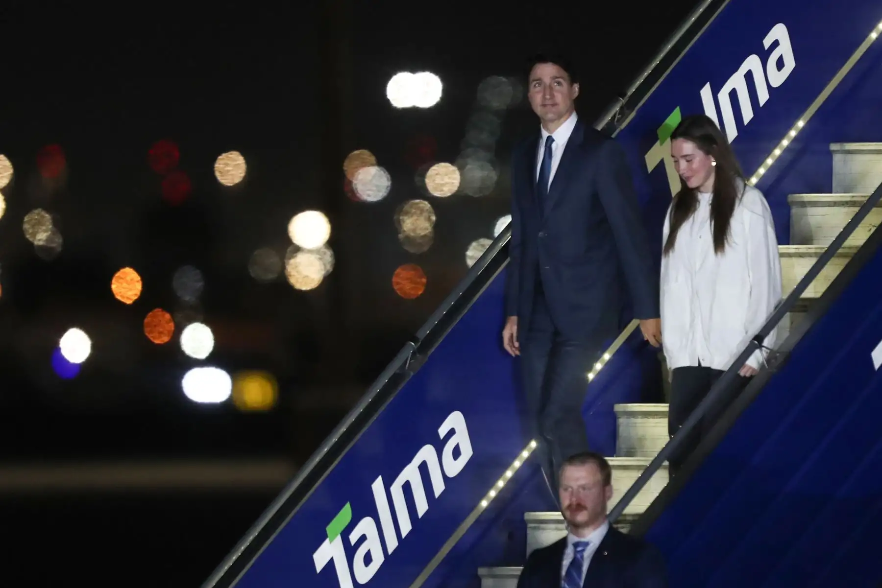 Justin Trudeau. Primer Ministro de Canadá, llega a Lima para la Cumbre APEC 2024.
Grupo Aéreo N° 8. Callao.
Foto: ANDINA / Lino Chipana.