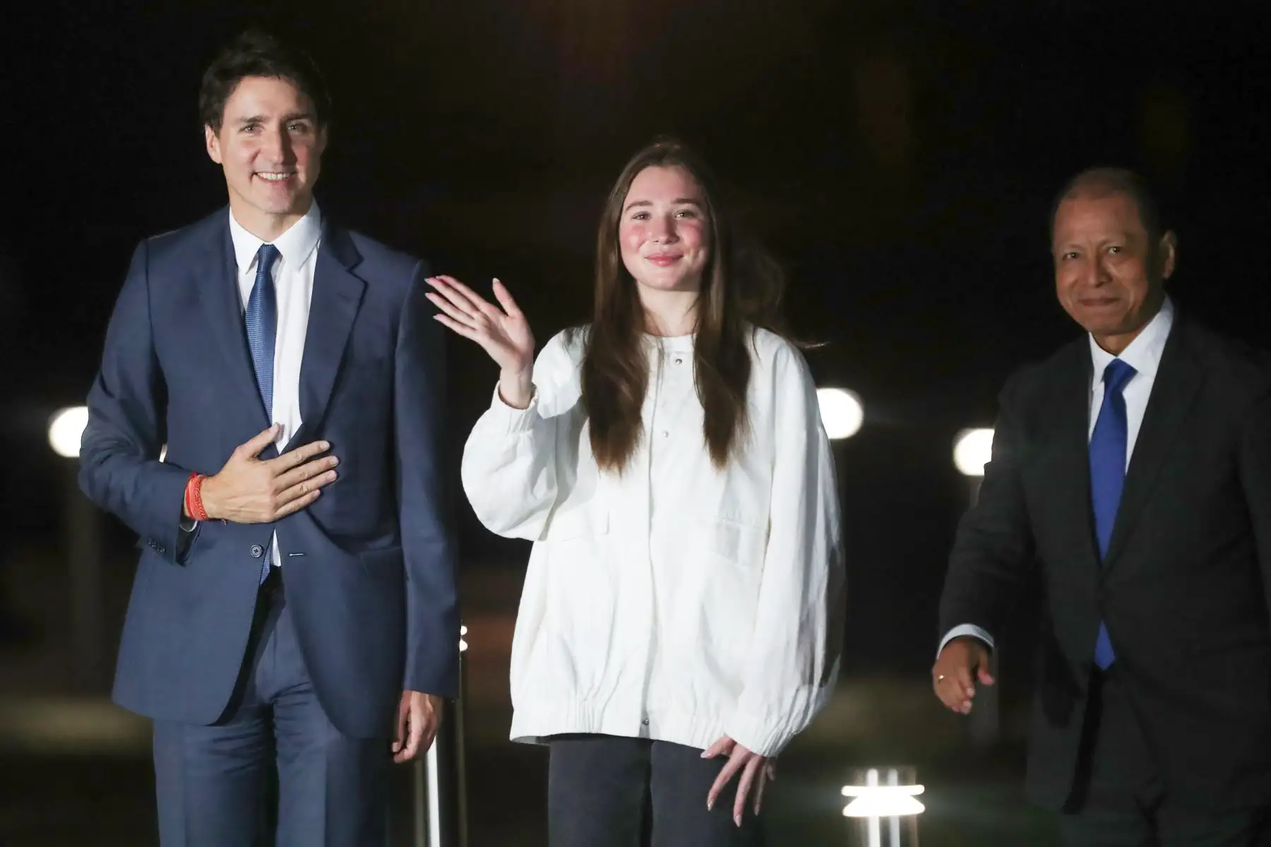 Justin Trudeau. Primer Ministro de Canadá, llega a Lima para la Cumbre APEC 2024.
Grupo Aéreo N° 8. Callao.
Foto: ANDINA / Lino Chipana.