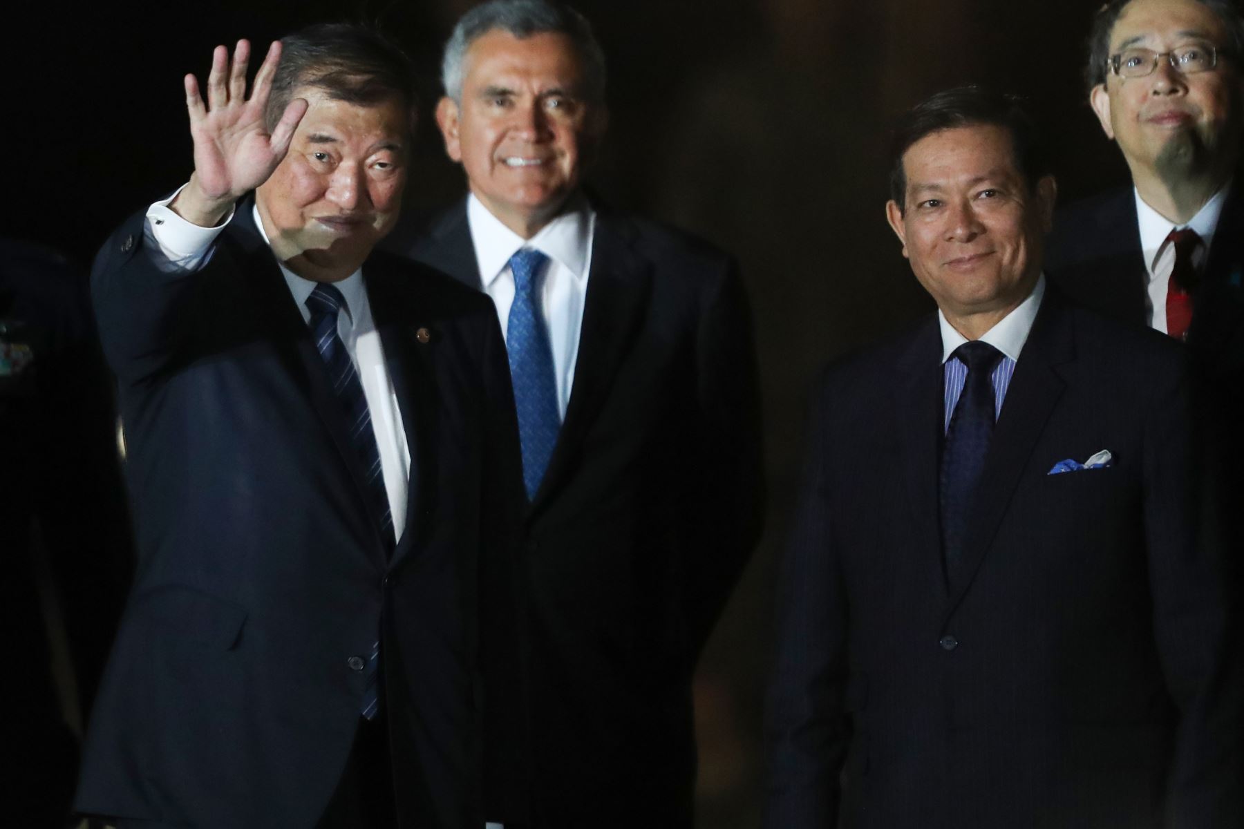 El primer ministro Japón, Shigeru Ishiba, llega a Lima para la cumbre APEC 2024. Foto: ANDINA / Lino Chipana.