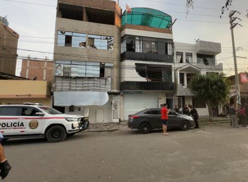 Policía busca determinar a los autores de la detonación de un explosivo en Trujillo que afectó a un centro materno infantil y tres viviendas. ANDINA/Difusión