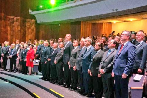 El ministro de Educación, Morgan Quero, participó de inauguración de la XXIX Cumbre Iberoamericana de Jefas y Jefes de Estado, un foro clave para la cooperación y el diálogo entre los 22 países iberoamericanos. Foto: Andina/Difusión