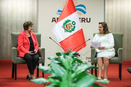 APEC 2024: La presidenta Dina Boluarte se reúne con la directora gerente del Fondo Monetario Internacional, Kristalina Georgieva