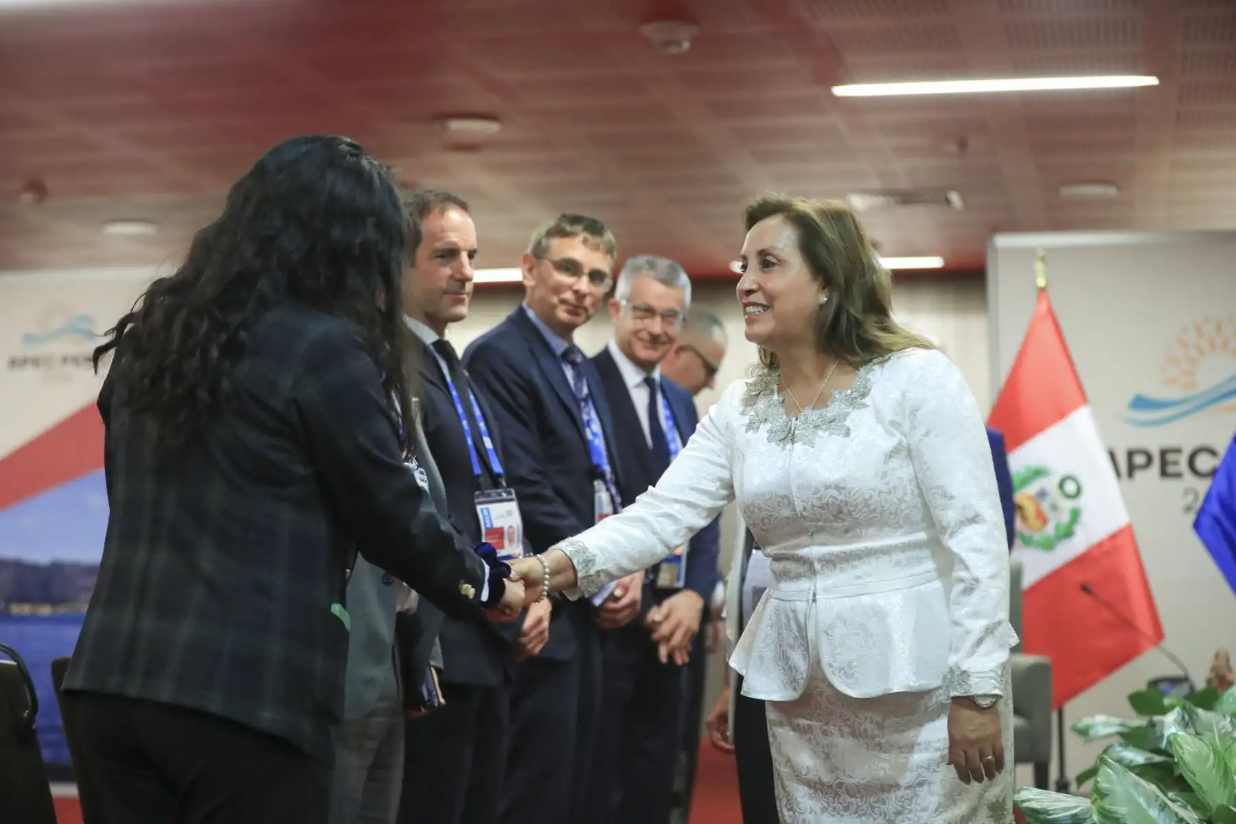 Presidenta Dina Boluarte sostiene reunión bilateral con el primer ministro de Nueva Zelanda, Christopher Luxon.  Foto: ANDINA/Prensa Presidencia