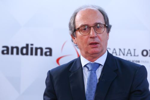 Presidente de la Sociedad Nacional de Industrias (SNI), Felipe James. ANDINA/Eddy Ramos