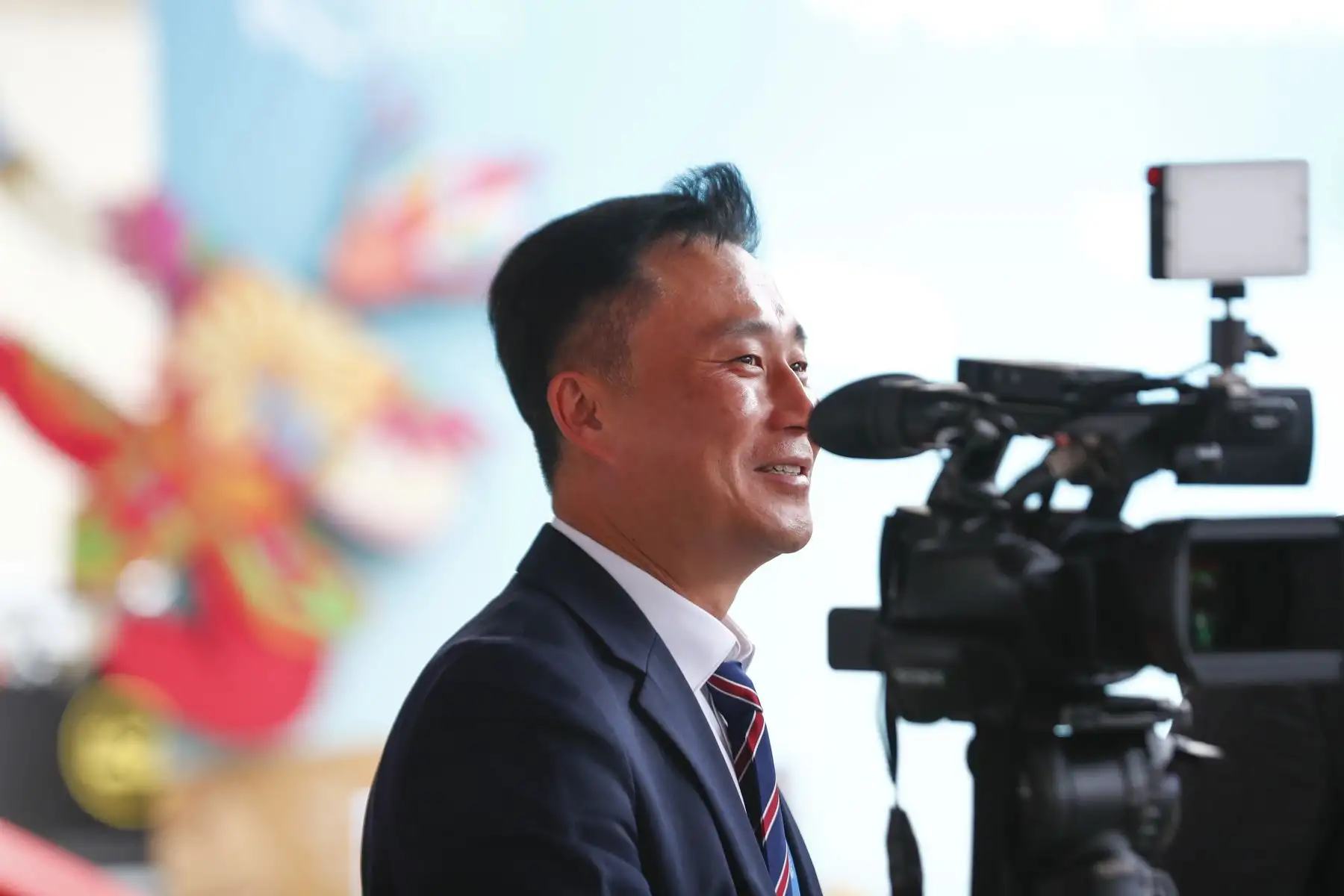 Periodistas de Corea del Sur visitaron la zona de Promperú, en el Centro Internacional de Prensa ubicado en el Ministerio de Cultura, en el marco de las reuniones de jefes de Estado del Foro de Cooperación Económica Asia-Pacífico APEC Perú 2024 que se realizan en Lima hasta el 16 de noviembre. Foto: ANDINA/Daniel Bracamonte