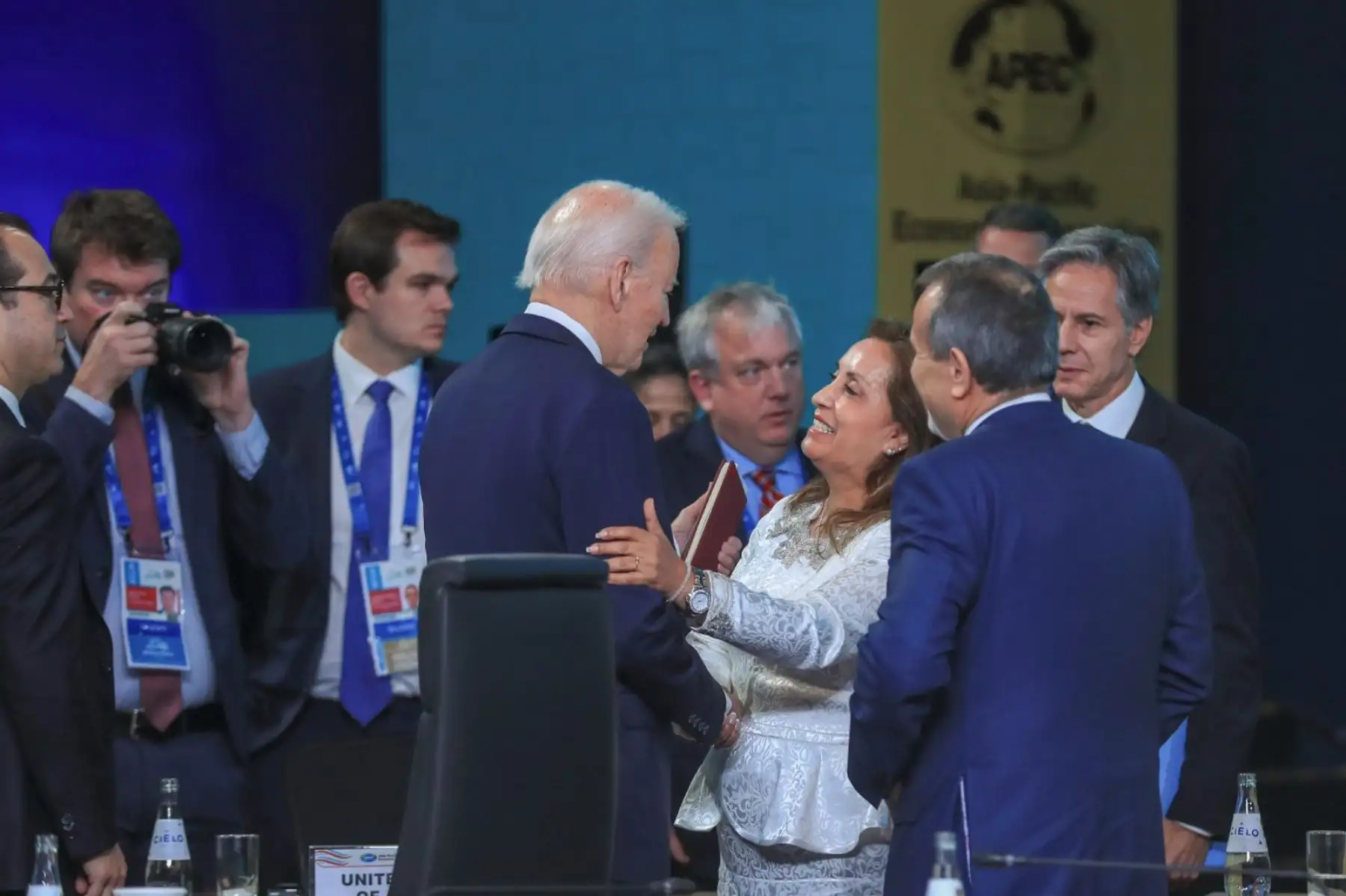 Líder económico de Estados Unidos, Joe Biden durante su participación en el APEC Perú 2024. Foto: ANDINA/Prensa Presidencia