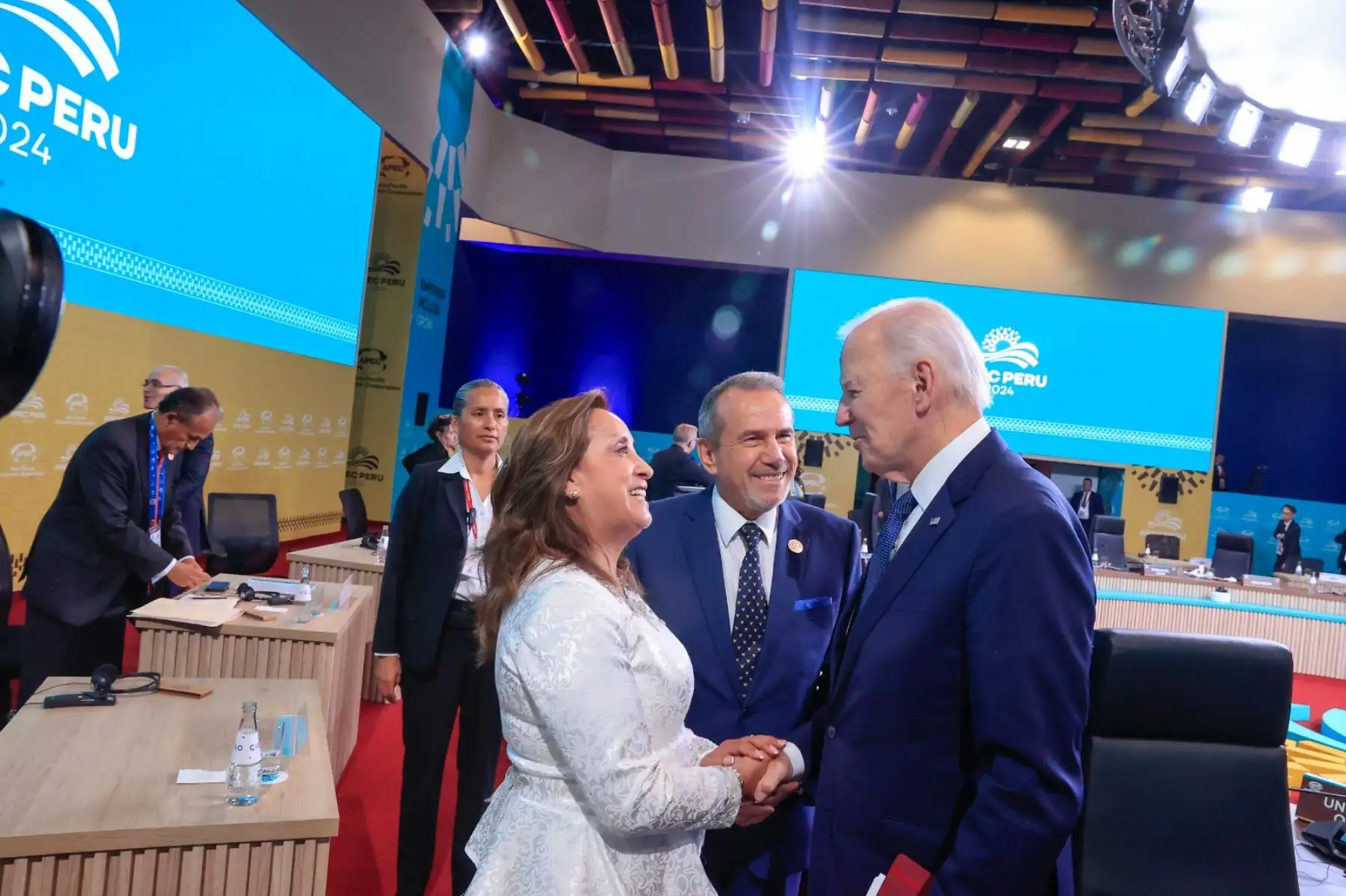 Líder económico de Estados Unidos, Joe Biden durante su participación en el APEC Perú 2024. Foto: ANDINA/Prensa Presidencia