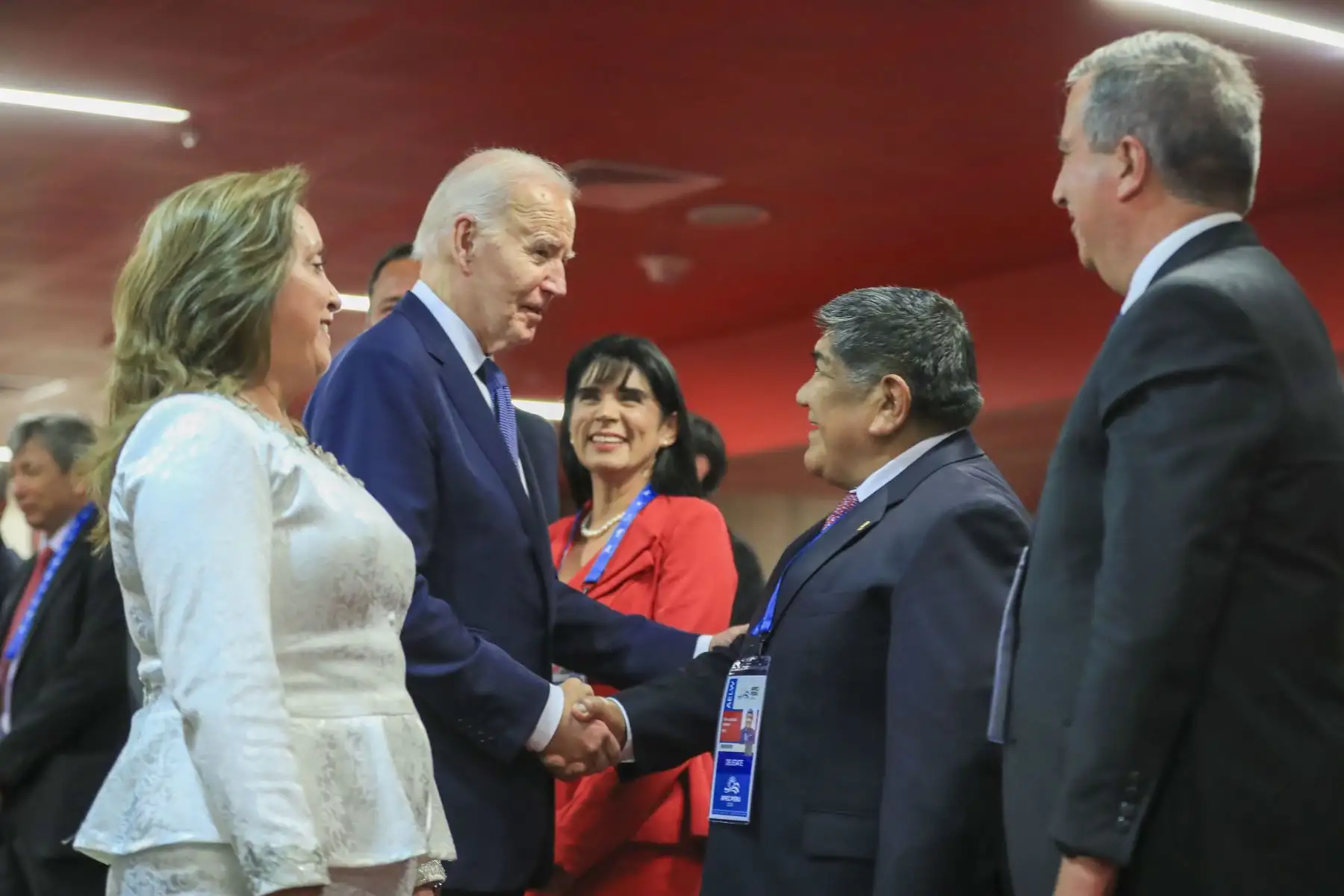 Presidenta Dina Boluarte se reúne con el mandatario de Estados Unidos, Joe Biden. Foto: ANDINA/Prensa Presidencia