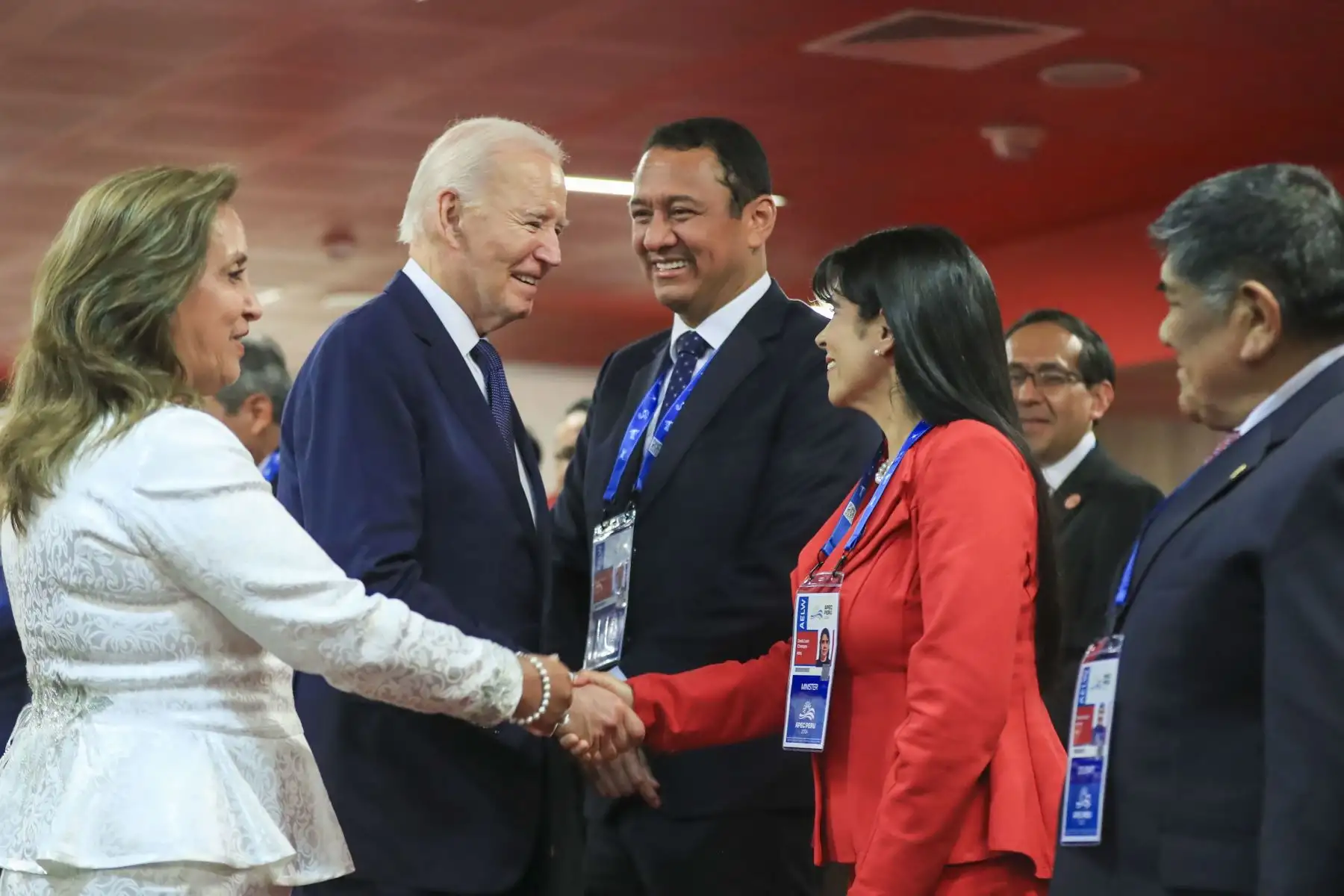 Presidenta Dina Boluarte se reúne con el mandatario de Estados Unidos, Joe Biden. Foto: ANDINA/Prensa Presidencia