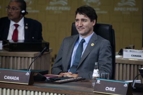 El primer ministro de Canadá, Justin Trudeau, participa en Lima en el Foro de Cooperación Económica Asia-Pacífico. Foto: ANDINA/Difusión