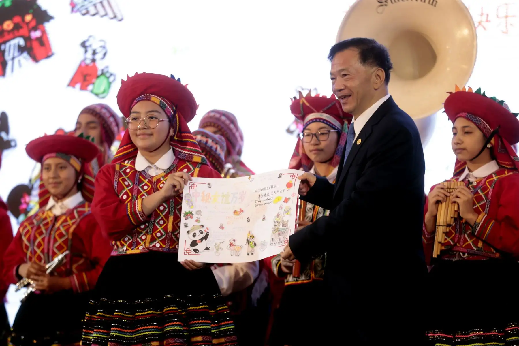 Ceremonia de Lanzamiento de la Tercera Temporada de " Frase Clásicas Citadas por Xi Jinping" ( Versión en Español Encuentro de Intercambios Culturales China_ Perú. Foto: ANDINA/Vidal Tarqui