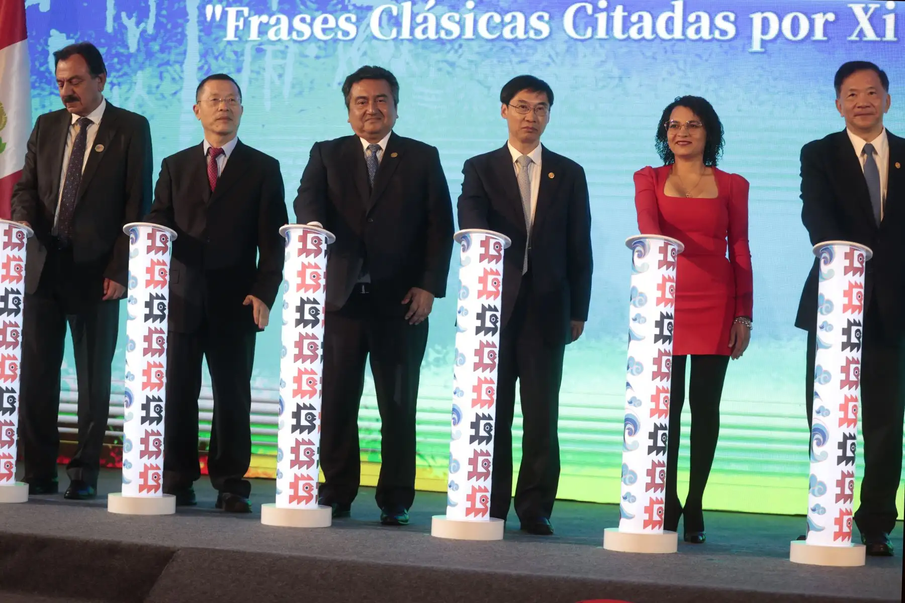 Ceremonia de Lanzamiento de la Tercera Temporada de " Frase Clásicas Citadas por Xi Jinping" ( Versión en Español Encuentro de Intercambios Culturales China_ Perú. Foto: ANDINA/Vidal Tarqui