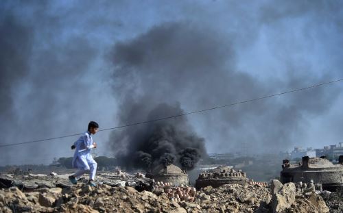 Contaminación ambiental en Pakistán. Foto: EFE