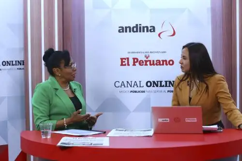 Teresa Hernández, ministra de la Mujer y Poblaciones Vulnerables. Foto: ANDINA/Eddy Ramos.