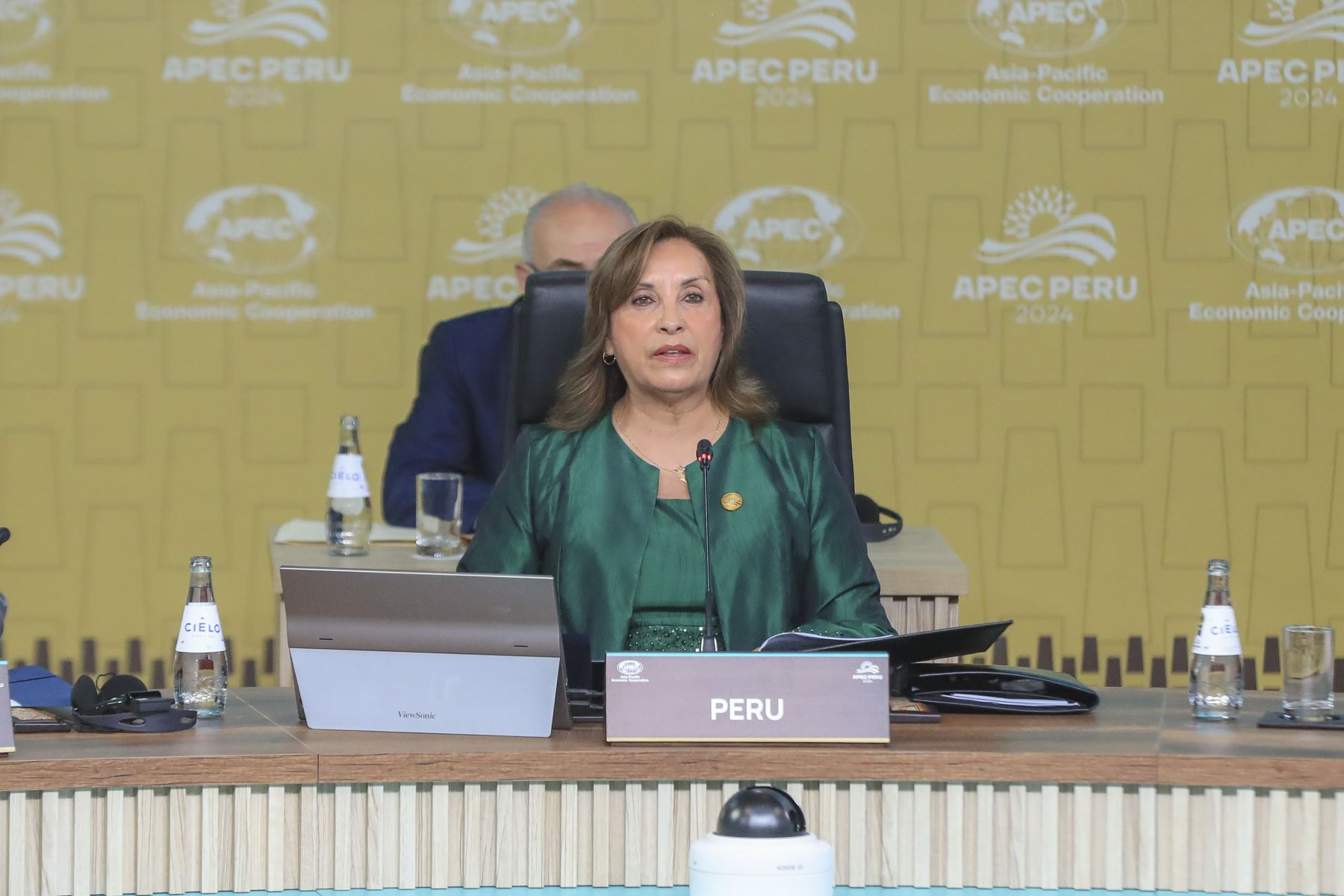 Como parte del programa del último día de actividades oficiales, se inicia el Retiro de Líderes Económicos presidido por la líder de la economía peruana, Dina Ercilia Boluarte Zegarra, evento previo a la ceremonia de traspaso de la presidencia APEC. Foto: ANDINA/ Prensa Presidencia