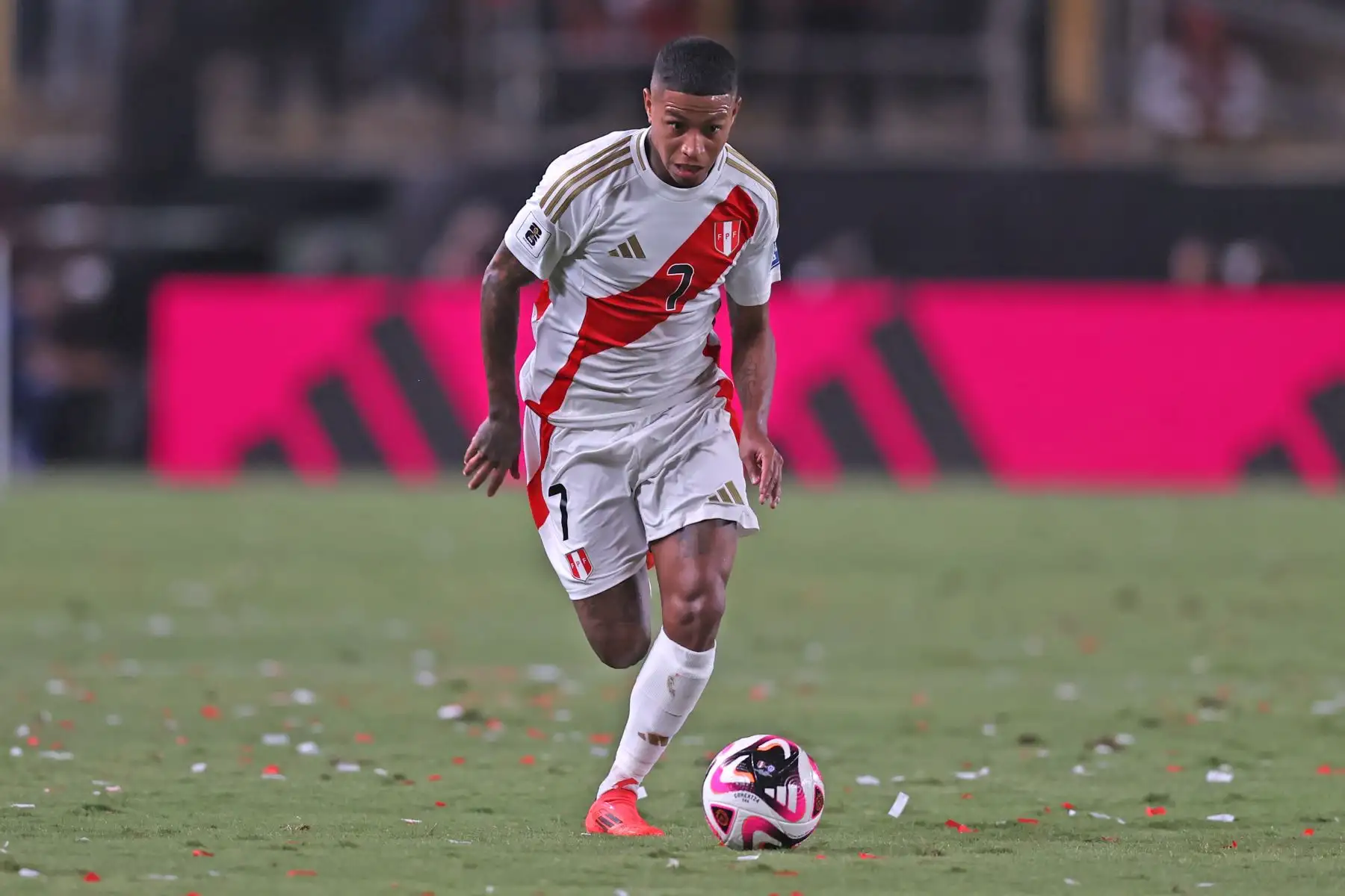 Andy Polo, defensa lateral de la Selección Peruana de Fútbol. Foto: ANDINA / Carlos Lezama Villantoy