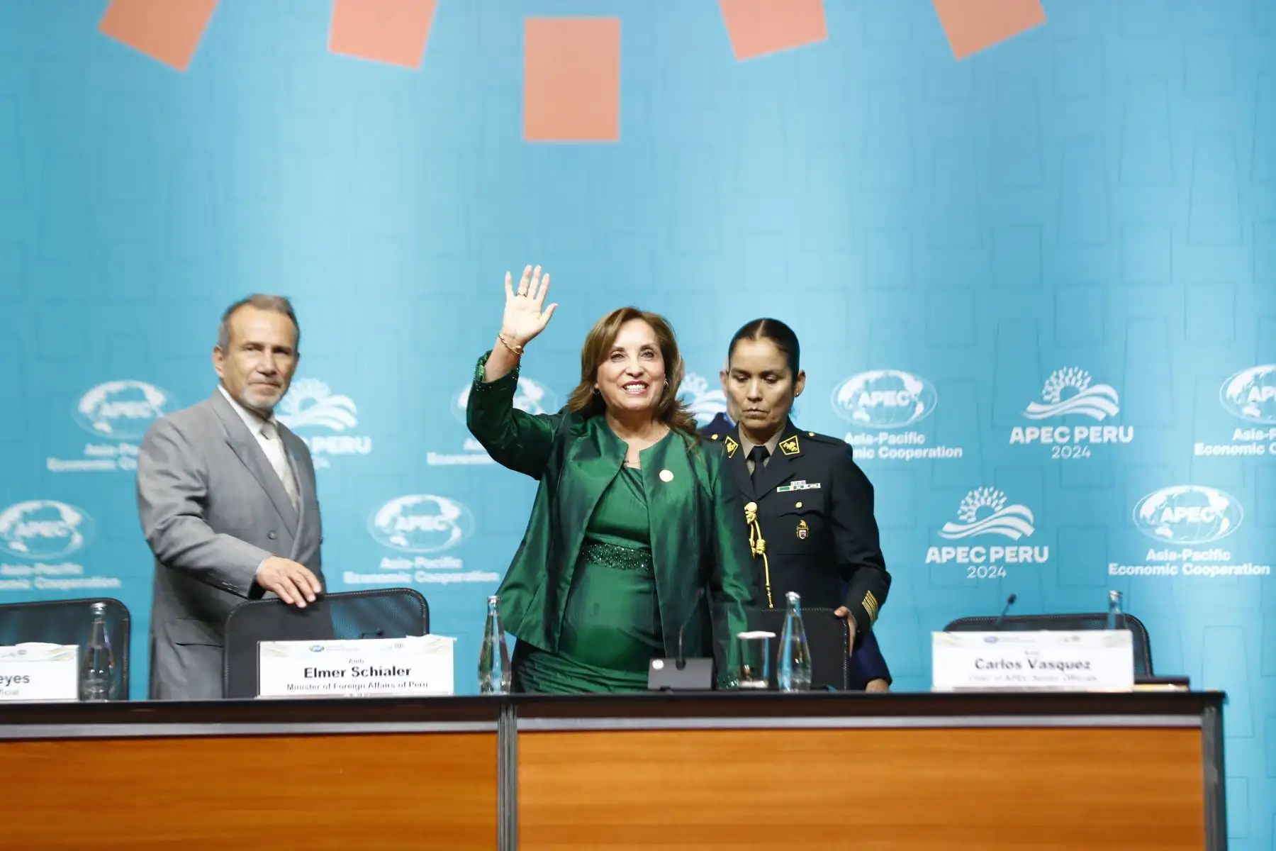 Palabras de cierre de la líder económica del Perú, Dina Ercilia Boluarte Zegarra, en la Cumbre de Líderes APEC 2024.
Foto: ANDINA/Daniel Bracamonte