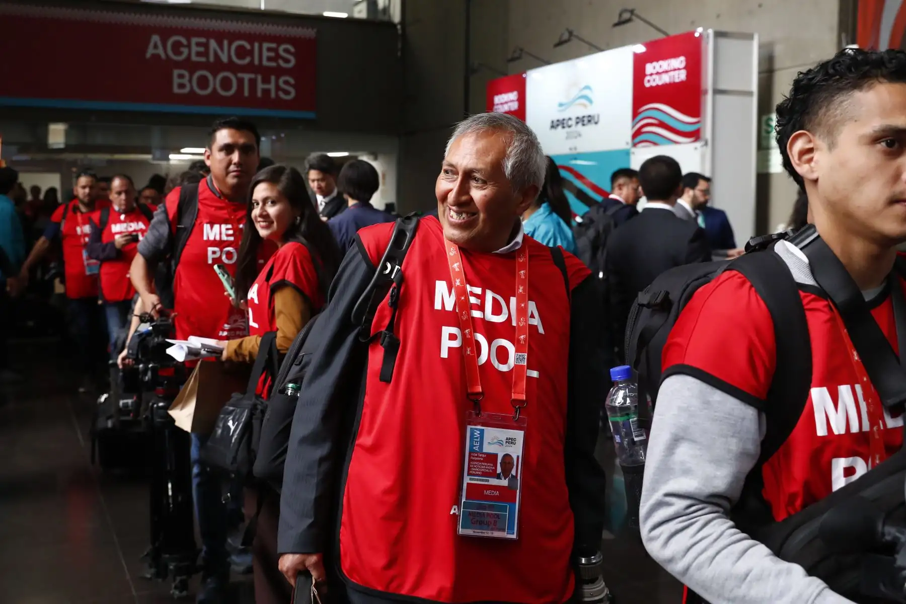 Periodistas de la Agencia de Noticias Andina y del Diario El Peruano realizaron una cobertura extraordinaria de todos los pormenores del Foro de Cooperación Económica Asia-Pacífico APEC Perú 2024, realizado en Lima. Foto: ANDINA/Daniel Bracamonte