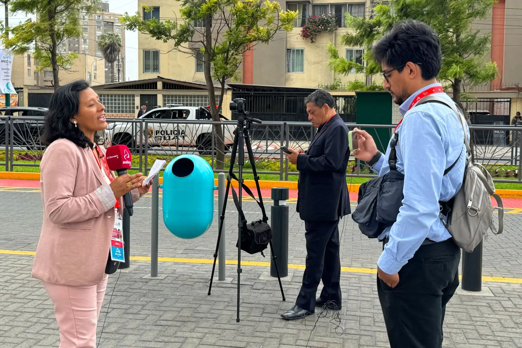 Periodistas de la Agencia de Noticias Andina y del Diario El Peruano realizaron una cobertura extraordinaria de todos los pormenores del Foro de Cooperación Económica Asia-Pacífico APEC Perú 2024, realizado en Lima. Foto: ANDINA/Daniel Bracamonte