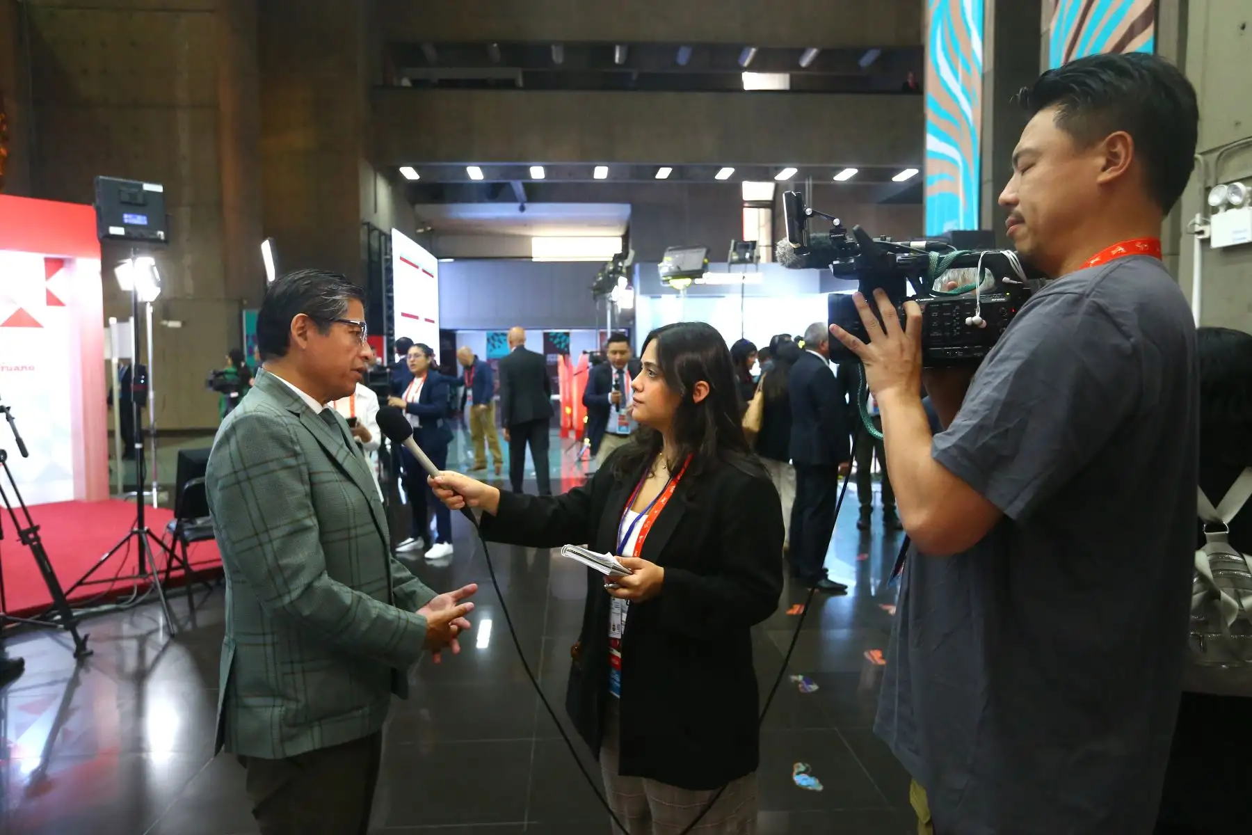 Periodistas de la Agencia de Noticias Andina y el Diario El Peruano realizaron una cobertura extraordinaria en el  Foro de Cooperación Económica Asia-Pacífico APEC Perú 2024, realizado en Lima. 
Foto: ANDINA/Eddy Ramos