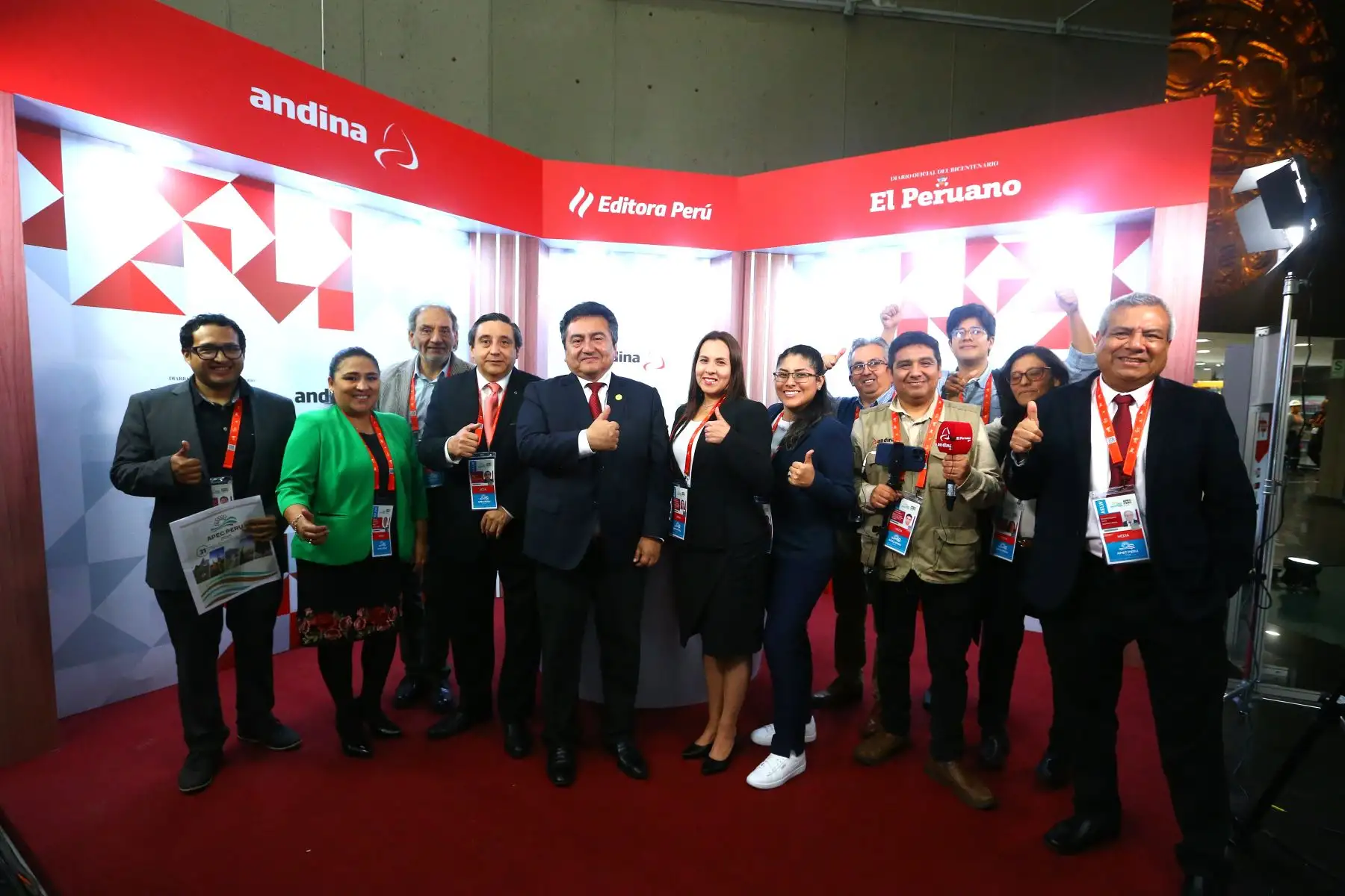 Periodistas de la Agencia de Noticias Andina y el Diario El Peruano realizaron una cobertura extraordinaria en el  Foro de Cooperación Económica Asia-Pacífico APEC Perú 2024, realizado en Lima. 
Foto: ANDINA/Eddy Ramos