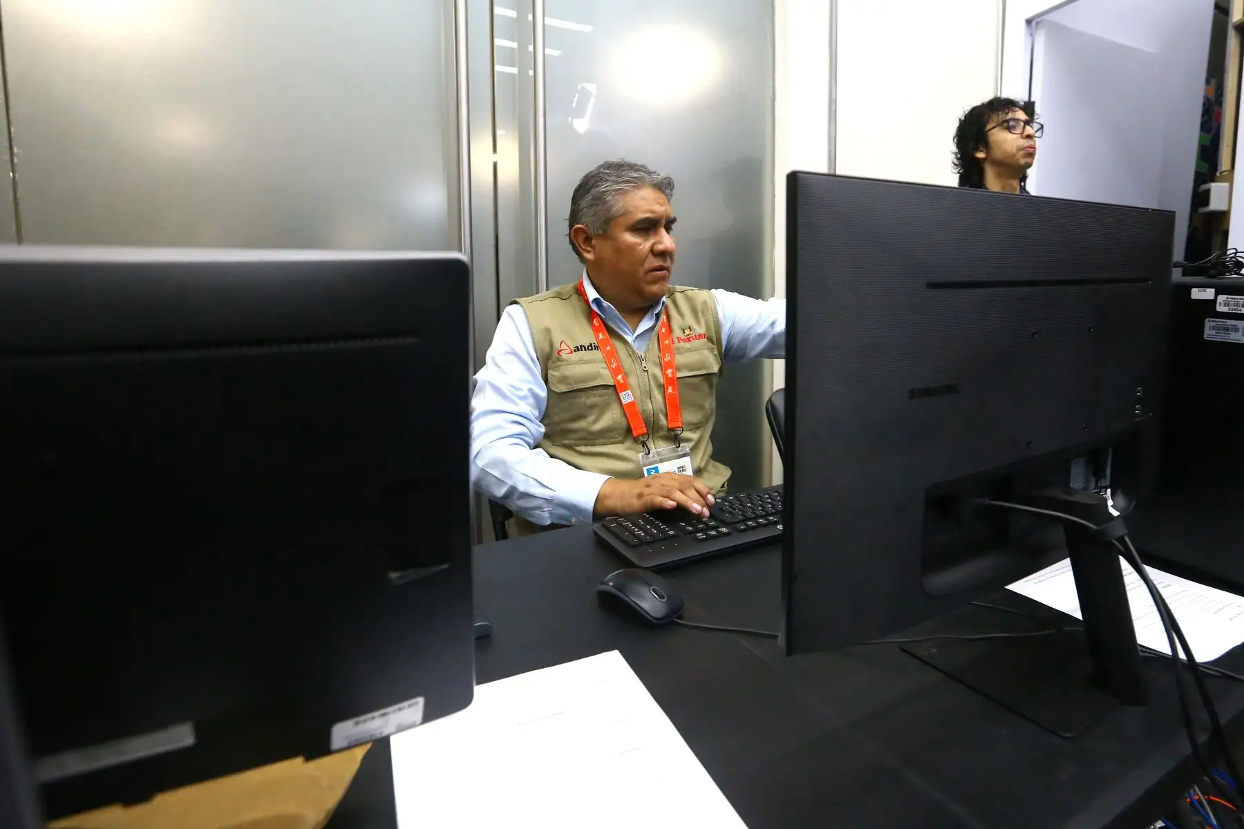 Periodistas de la Agencia de Noticias Andina y el Diario El Peruano realizaron una cobertura extraordinaria en el  Foro de Cooperación Económica Asia-Pacífico APEC Perú 2024, realizado en Lima. 
Foto: ANDINA/Eddy Ramos