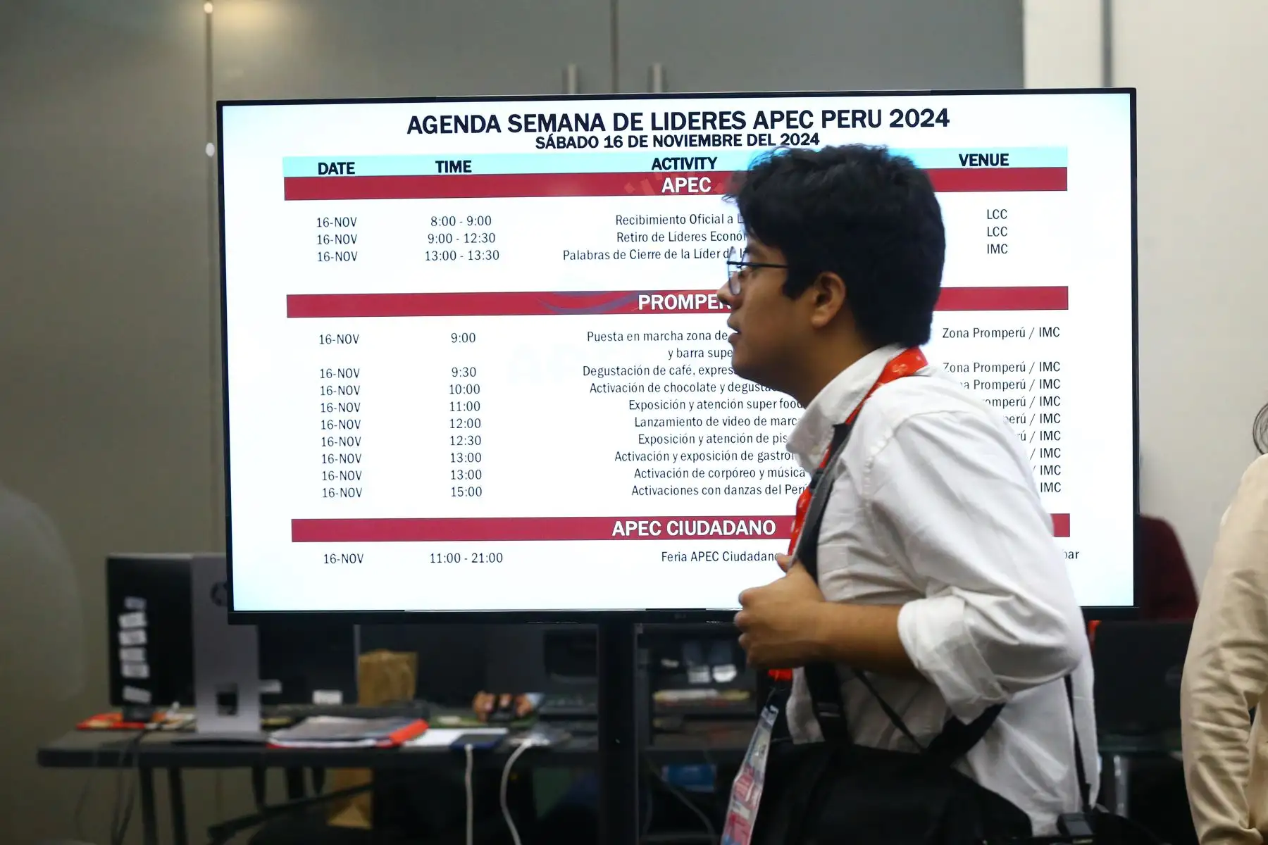Periodistas de la Agencia de Noticias Andina y el Diario El Peruano realizaron una cobertura extraordinaria en el  Foro de Cooperación Económica Asia-Pacífico APEC Perú 2024, realizado en Lima. 
Foto: ANDINA/Eddy Ramos