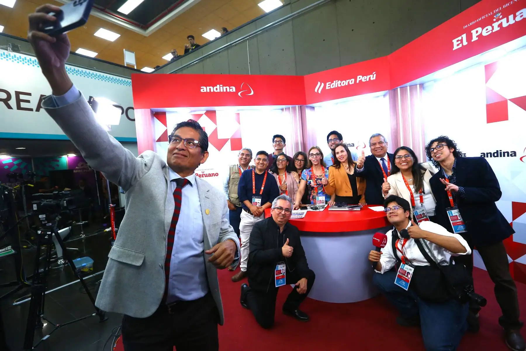 Periodistas de la Agencia de Noticias Andina y el Diario El Peruano realizaron una cobertura extraordinaria en el  Foro de Cooperación Económica Asia-Pacífico APEC Perú 2024, realizado en Lima. 
Foto: ANDINA/Eddy Ramos
