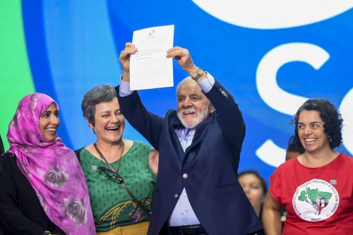 El jefe de Estado de Brasil, Luiz Inácio Lula da Siva, es el presidente temporal del G20. Foto: EFE