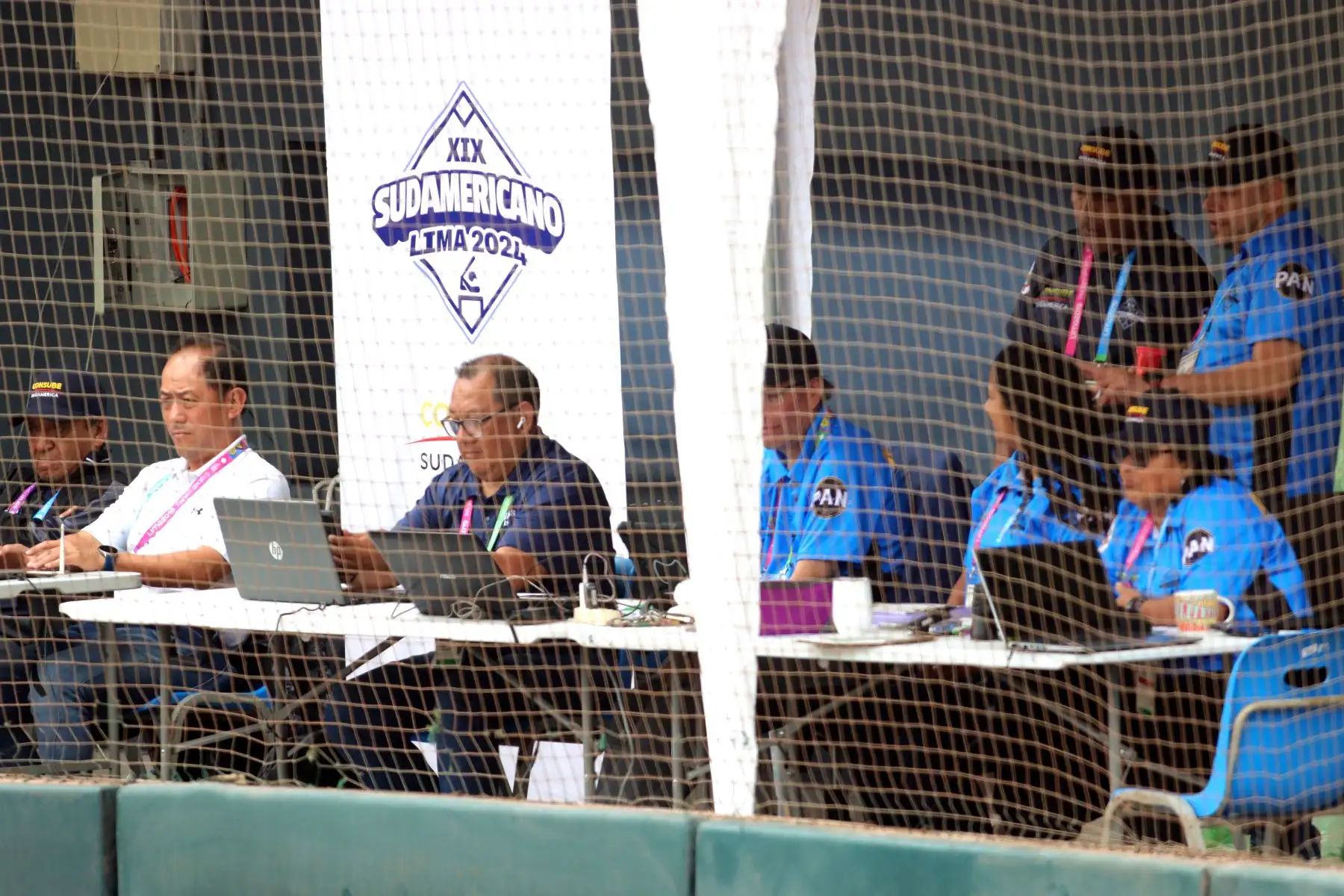 El XIX Campeonato Sudamericano de Béisbol. Categoría Mayores  2024.
Partido entre los equipos de Argentina vs Brasil.
Complejo Deportivo de Villa María del Triunfo con el respaldo del IPD.
Foto: ANDINA / Lino Chipana.