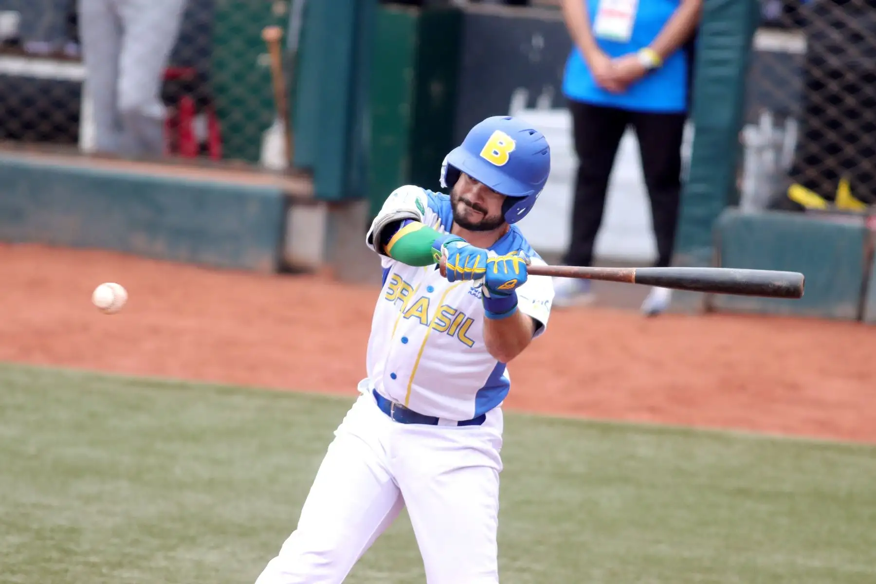El XIX Campeonato Sudamericano de Béisbol. Categoría Mayores  2024.
Partido entre los equipos de Argentina vs Brasil.
Complejo Deportivo de Villa María del Triunfo con el respaldo del IPD.
Foto: ANDINA / Lino Chipana.