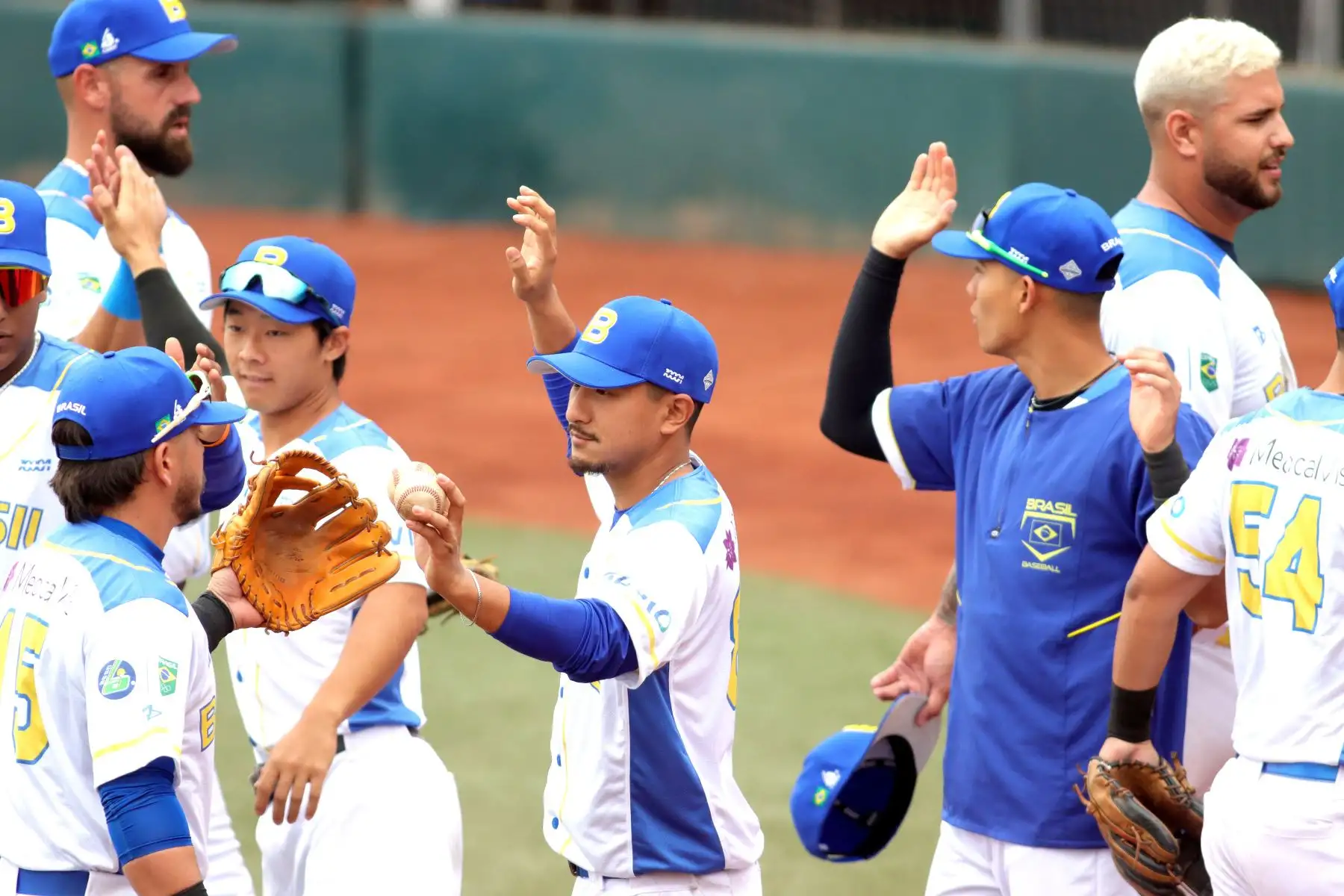 El XIX Campeonato Sudamericano de Béisbol. Categoría Mayores  2024.
Partido entre los equipos de Argentina vs Brasil.
Complejo Deportivo de Villa María del Triunfo con el respaldo del IPD.
Foto: ANDINA / Lino Chipana.