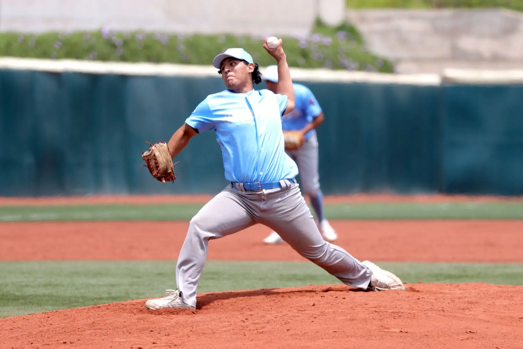 El XIX Campeonato Sudamericano de Béisbol. Categoría Mayores  2024.
Partido entre los equipos de Argentina vs Brasil.
Complejo Deportivo de Villa María del Triunfo con el respaldo del IPD.
Foto: ANDINA / Lino Chipana.