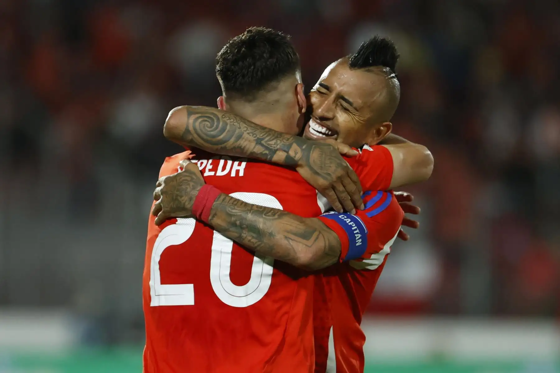 La Vinotinto se adelantó en el minuto 13, gracias a un latigazo desde el borde del área del volante Jefferson Samarino y con otro bombazo del defensa Rubén Ramírez en el 22. Foto: EFE