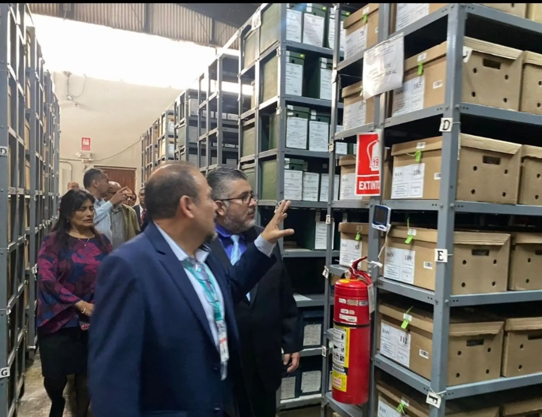 Archivo General de la Nación trasladó a su sede de Pueblo Libre.